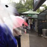 讃岐うどん がもう - 傘をさして並ぶ光景
      良くみるのが不思議