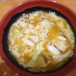 Muten Kurazushi - 麺抜き濃厚味噌370円(味噌ラーメンの麺なし)+税