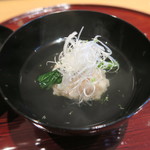 いち太 - 29年9月　車海老真薯の椀