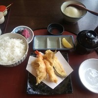 天ぷらふく西 禅と匠 - 「天ぷら膳」のサラダと天ぷら第二段以外