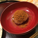 日本料理 太月 - お祝いなので、お赤飯にカラスミ。