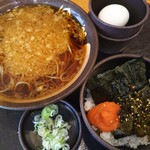 ゆで太郎 - 朝食セットの高菜明太ごはん360円+玉子(クーポン)