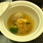 Ooike Hoteru - たっぷり桜海老のふわ揚進丈含め煮。
                        美味し。