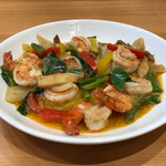 イサーン - エビのタイ風ピリ辛ソース炒め　税込1,650円