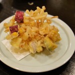 食堂 おがわ - しょうがかき揚げ