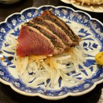 食堂 おがわ - カツオ炙りタタキ