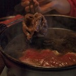 紅梅や - すき焼き　肩ロース