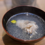 うを徳 - 松皮鰈（まつかはがれひ）潮汁（うしほじる）