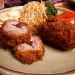 お多幸 - 梅しそ巻きとカニクリームコロッケ