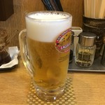 Chuuka Ajiichi - 生ビール（￥530円）