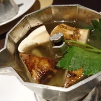 さ行 - 鱧と松茸の土瓶蒸し