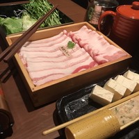 豚匠 那覇店 - 黒豚アグーしゃぶしゃぶコース