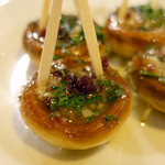 ティオ・ダンジョウ - マッシュルームの鉄板焼き600円+税