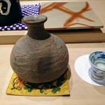 鮨　縁 - 熱燗は大典白菊