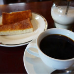 Kohihausu Ruton - モーニング　Aセット（ホットコーヒー、トースト）　￥450