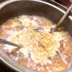 谷中 鳥よし - 〆の雑炊ーほっこりするね！