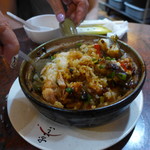 坤記煲仔小菜 - お焦げが出てくる出てくる！