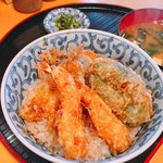 天ぷら豊樹 - 見た目からとっても美味そうな天丼