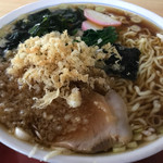 Toukiyou An - たぬき中華680円+大盛り100円