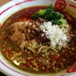 中華麺屋たのしや - カレー担々麺　アップ