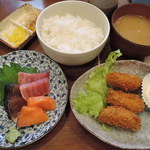 宝 - カキフライ定食950円2017‎年‎5‎月‎6‎日宝水産