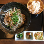 Kanajiya - キノコおろし蕎麦定食