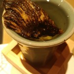 玄品 新宿三丁目 ふぐ・うなぎ料理 - 天然の河豚のひれ酒