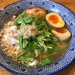 必死のパッチ製麺所 - 飛魚味玉そば