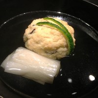 御幸町 田がわ - 月見ひろうすの椀