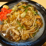五五凜 - 餡かけ焼きそば＠600