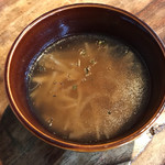 農カフェ クルール - えのきと切り干し大根のスープ