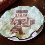 メキシコ料理 ロシータ - 「トリティーヤ」にかかった布がかわいい
