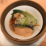 點心茶室 - 秋鮭とキノコの蒸し物