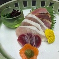博多水炊きと焼き鳥 鳥善 銀座店 - 鶏刺身三種盛り