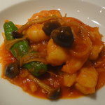 新中国料理 HARAKAWA - 1365円ランチ・・・エビチリ