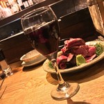 焚火家 - 焚火家 渋谷店(東京都渋谷区渋谷)肉のヒマラヤハーフ・カルメネール/クレアシオン グラス