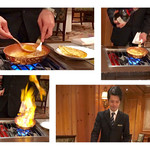 ラ・ベ - クレープシュゼットをフランベ！してくださいました*\(^o^)/*