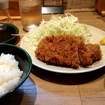 むさしや - 上ロースかつ定食　１９５０円