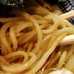 中華そば 多賀野 - 麺です。