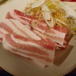 Izakayajuumambariki - 豚バラとんとろ(400円)