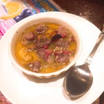 まるゲリータ - 砂肝のアヒージョ 500円