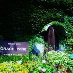グレイスワイン - 緑に囲まれた外観