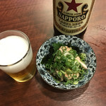 立ち呑み くにし - 鮭の白子ポン酢