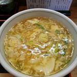 鶴よし - けいらんうどん　580円