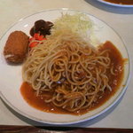 イタリー - サービスランチ、ご飯なし麺プラス（６５０円）