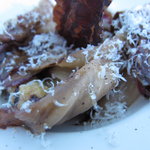 ホワイトアスパラガスのサラダ仕立て　カルボナーラソースＵＰ１