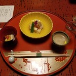 柊家旅館 - 食前酒と先付