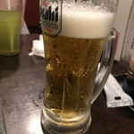 牛角 - 生ビール（飲んじゃった後）