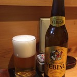 江戸前晋作 - ヱビスビール（小瓶）