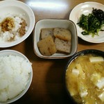 永源寺 ふるさと市場 - 蒟蒻をメインにした我家の朝食